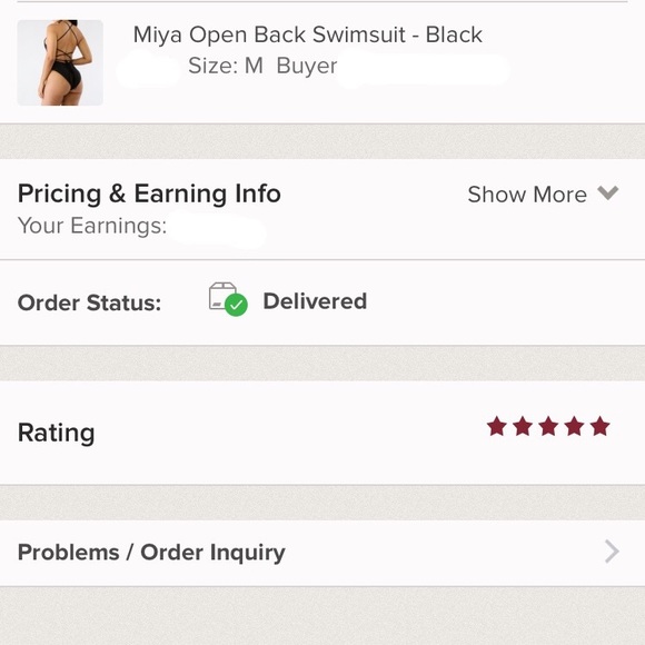 Miya Open Back Swimsuit - Black - Picture 7 of 7